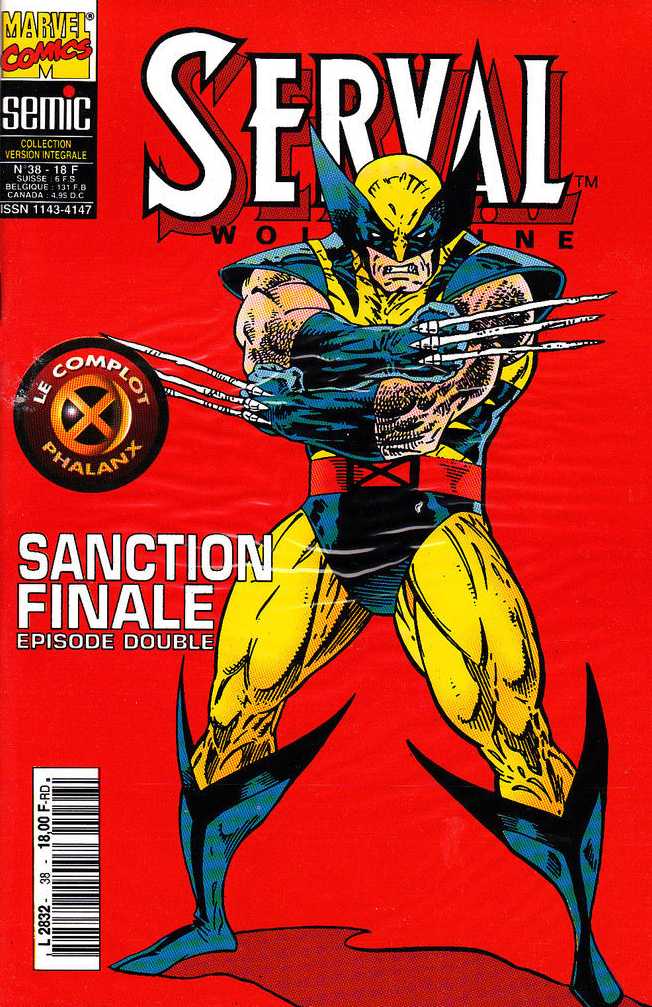 Scan de la Couverture Serval Wolverine n 38